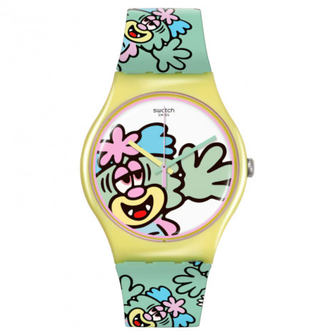 Szwajcarski modowy zegarek Swatch Visty by Verdy SO29Z140