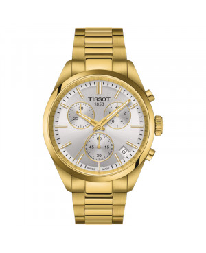 Szwajcarski elegancki zegarek męski Tissot PR 100 Chronograph T150.417.33.031.00