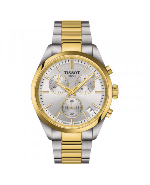 Szwajcarski elegancki zegarek męski Tissot PR 100 Chronograph T150.417.22.031.00