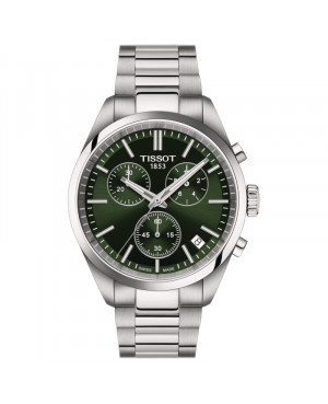 Szwajcarski elegancki zegarek męski Tissot PR 100 Chronograph T150.417.11.091.00
