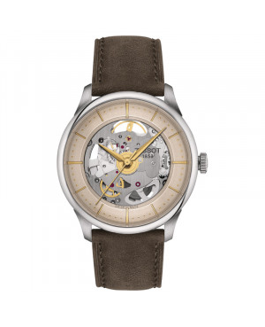 Szwajcarski klasyczny zegarek męski Tissot Chemin des Tourelles Powermatic 80 T139.836.16.261.00
