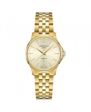 Szwajcarski klasyczny zegarek damski Certina DS-8 C045.010.33.361.00