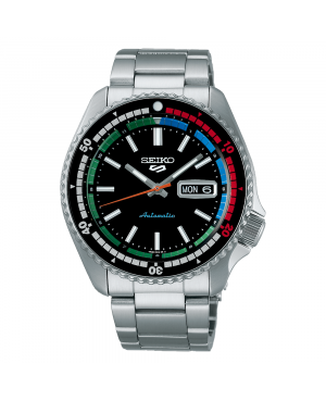 Sportowy zegarek męski Seiko 5 Sports New Regatta Timer Retro Colour SRPK13K1