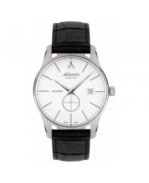 Szwajcarski elegancki zegarek męski Atlantic Seaport 56352.41.21