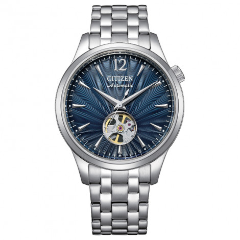 Elegancki zegarek męski Citizen Mechanical Classic Open Heart NH9131-73L