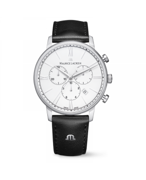 Szwajcarski elegancki zegarek męski MAURICE LACROIX Eliros Chronograph EL1098-SS001-110-2