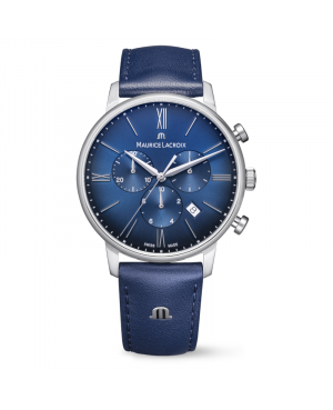 Szwajcarski elegancki zegarek męski MAURICE LACROIX Eliros Chronograph EL1098-SS001-410-4