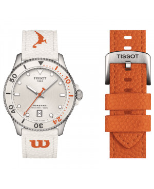 Szwajcarski sportowy zegarek męski TISSOT Seastar 1000 Wilson WNBA T120.410.17.011.00