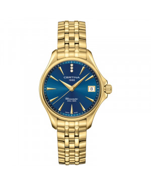 Szwajcarski elegancki zegarek damski Certina DS Action Lady Diamonds C032.051.33.046.00