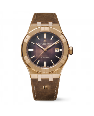 Szwajcarski elegancki zegarek męski MAURICE LACROIX Aikon Automatic Bronze AI6008-BRZ01-730-3