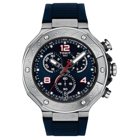 Szwajcarski sportowy zegarek męski Tissot T-Race MotoGP Chrono 2024 Limited Edition T141.417.17.047.00