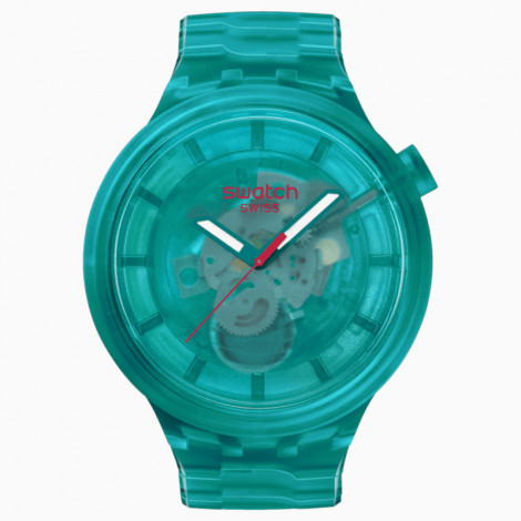 Szwajcarski modowy zegarek Swatch Turquoisee Joy SB05L101