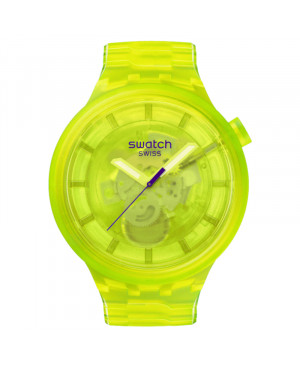 Szwajcarski modowy zegarek Swatch Yellow Joy SB05J103