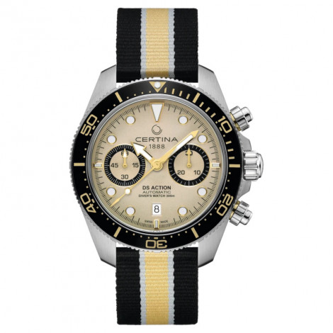 Szwajcarski sportowy zegarek męski Certina DS Action Diver Chrono C032.827.18.271.00