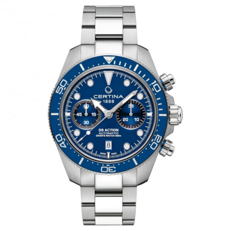 Szwajcarski sportowy zegarek męski Certina DS Action Diver Chrono C032.827.11.041.00