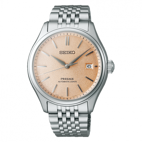 Japoński, klasyczny zegarek męski Seiko Presage  Classic Series Araigaki SPB467J1