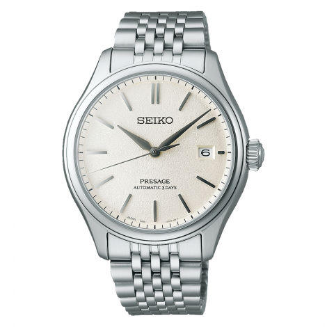 Japoński, klasyczny zegarek męski Seiko Presage Classic Series Shiro-iro SPB463J1