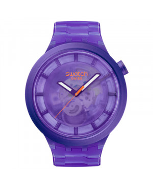 Szwajcarski modowy zegarek Swatch Purple Joy SB05V103