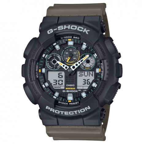 Sportowy zegarek męski Casio G-Shock Original GA-100TU-1A3ER (GA100TU1A3ER)