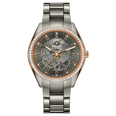 Szwajcarski sportowy zegarek unisex RADO HyperChrome Automatic Diamonds R32158102