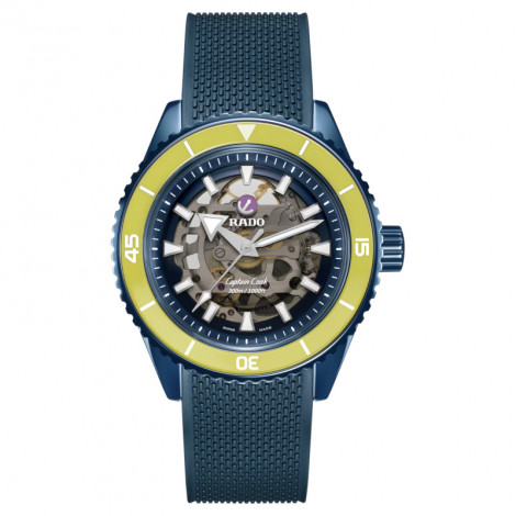 Szwajcarski sportowy zegarek męski RADO Captain Cook High-Tech Ceramic Skeleton Limited Edition R32152208