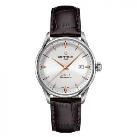 Szwajcarski, klasyczny zegarek męski Certina DS-1 Powermatic 80 C029.807.16.031.01 (C0298071603101)