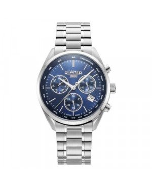 Szwajcarski elegancki zegarek męski Roamer Pro Chrono 993819 41 45 20