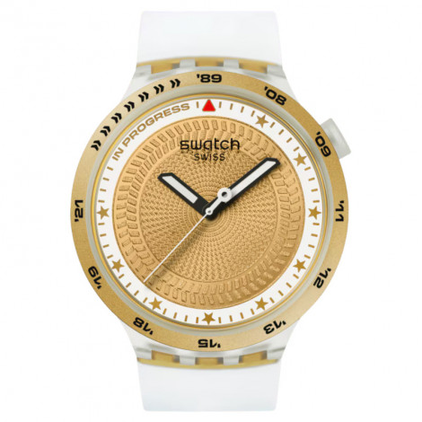 Szwajcarski modowy zegarek Swatch Proteam Collection G-Turn SB05K105