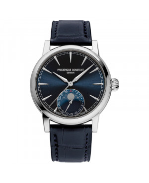 Szwajcarski klasyczny zegarek męski Frederique Constant Classic Moonphase Date FC-716N3H6