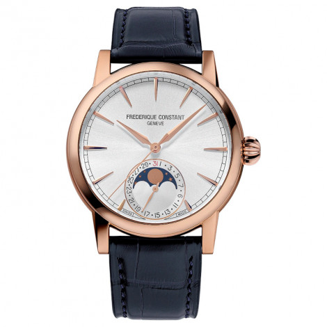 Szwajcarski klasyczny zegarek męski Frederique Constant Classic Moonphase Date FC-716S3H9