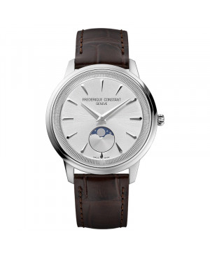 Szwajcarski klasyczny zegarek męski Frederique Constant Classics Moneta Moonphase FC-206S3S6