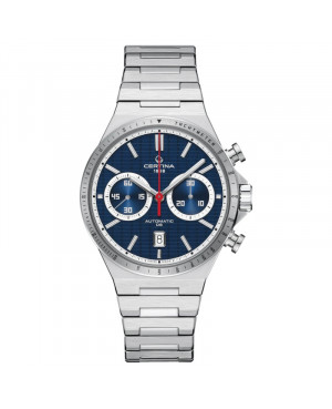 Szwajcarski sportowy zegarek męski Certina DS-7 Chrono Auto C043.427.11.041.00