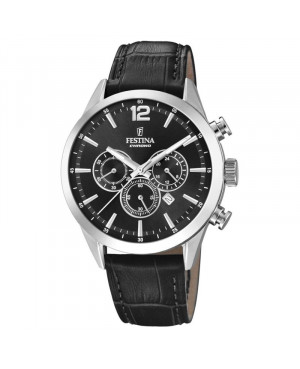 Elegancki zegarek męski Festina Timeless Chronograph F20542/5