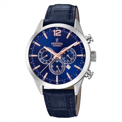 Elegancki zegarek męski Festina Timeless Chronograph F20542/4