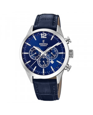 Elegancki zegarek męski Festina Timeless Chronograph F20542/2