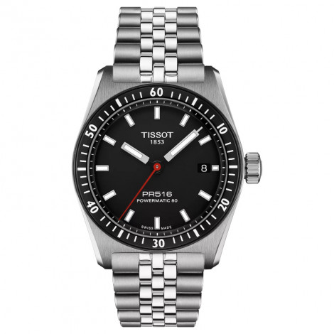 Szwajcarski elegancki zegarek męski Tissot PR516 Powermatic 80 T149.407.11.051.00