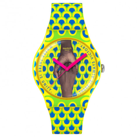 Szwajcarski modowy zegarek unisex Swatch Unity Always SO29Z148