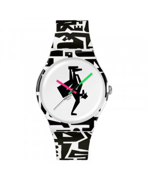 Szwajcarski modowy zegarek unisex Swatch Freeze Time SO29Z147