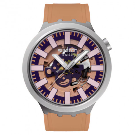 Szwajcarski modowy zegarek unisex Swatch Terracotta Tide SB07S119