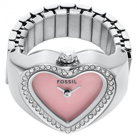 Modowy zegarek damski w formie pierścionka Fossil Watch Ring ES5408