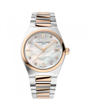 Szwajcarski klasyczny zegarek damski Frederique Constant Highlife Ladies Quartz Diamond FC-240MPWD2NH22B