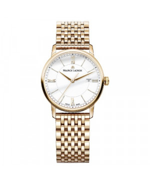 Szwajcarski klasyczny zegarek damski MAURICE LACROIX Eliros Date Ladies EL1094-PVP06-111 (EL1094PVP06111)