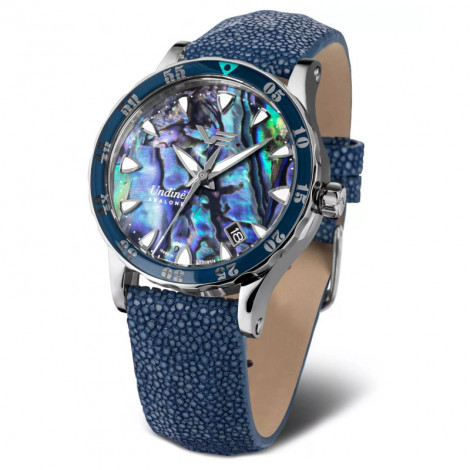 Elegancki zegarek damski Vostok Europe Undine Abalone Limited Edition NH35A/515A757