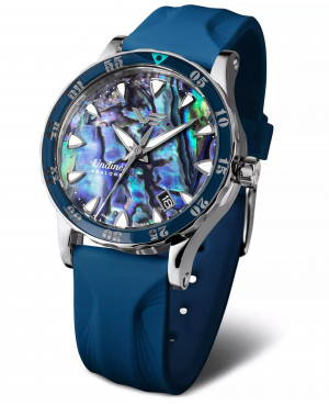 Elegancki zegarek damski Vostok Europe Undine Abalone Limited Edition NH35A/515A757