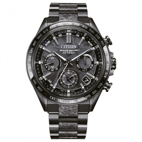 Japoński sportowy zegarek męski Citizen Attesa Satellite Wave GPS Hakuto-R Limited Edition CC4067-66E