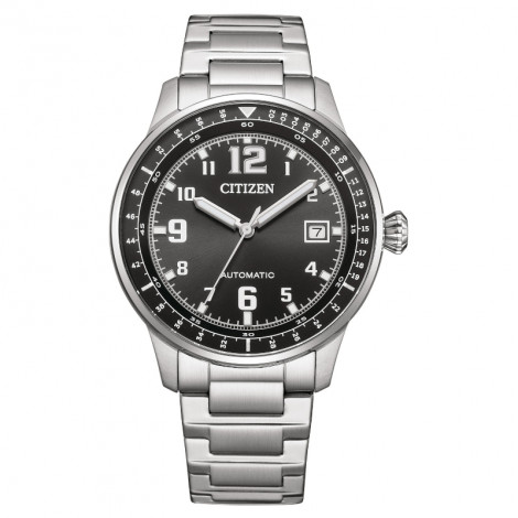 Sportowy zegarek męski Citizen Mechanical Urban Military NJ0190-51E