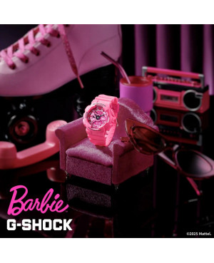 Japoński sportowy zegarek damski Casio G-SHOCK Barbie™ Collaboration GMA-S110BE-4AER