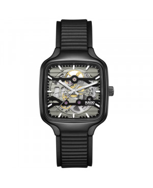 Szwajcarski elegancki zegarek męski RADO True Square Automatic Skeleton R27197169