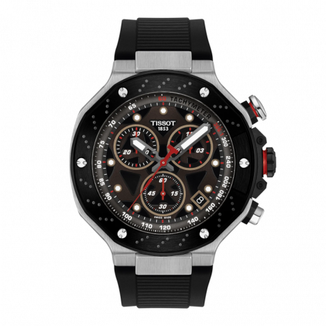 Szwajcarski sportowy zegarek męski Tissot T-Race MotoGP Chrono 2025 Limited Edition T141.417.27.081.00