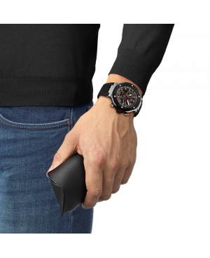 Szwajcarski sportowy zegarek męski Tissot T-Race MotoGP Chrono 2025 Limited Edition T141.417.27.081.00